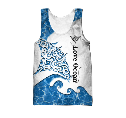 Beautiful Ray - Love Ocean Hoodie 3D All Over Printed Shirts For Men LAM2029081-LAM