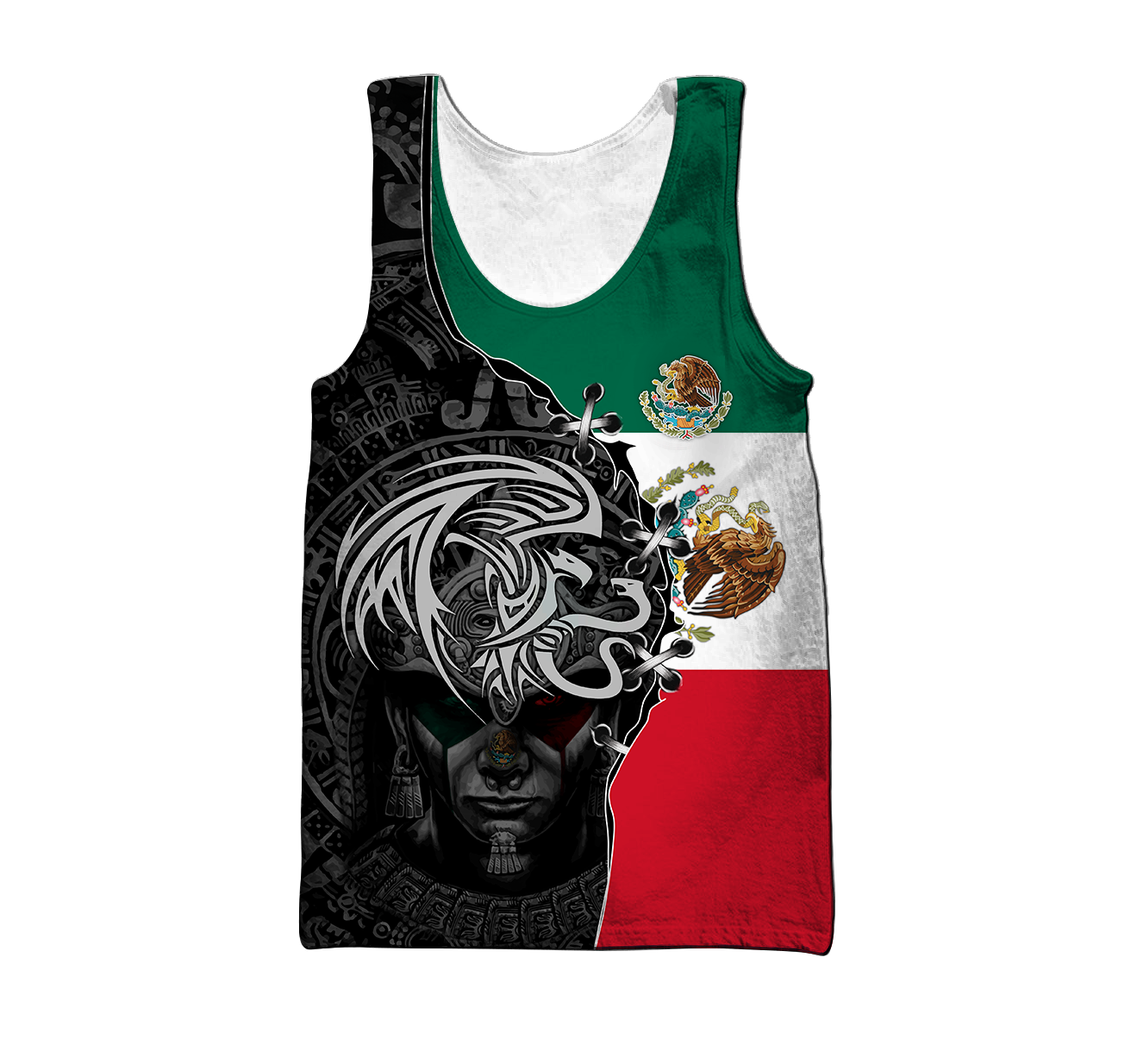 Persionalized Mexico Aztec 3D All Over Printed Shirts For Men and Women