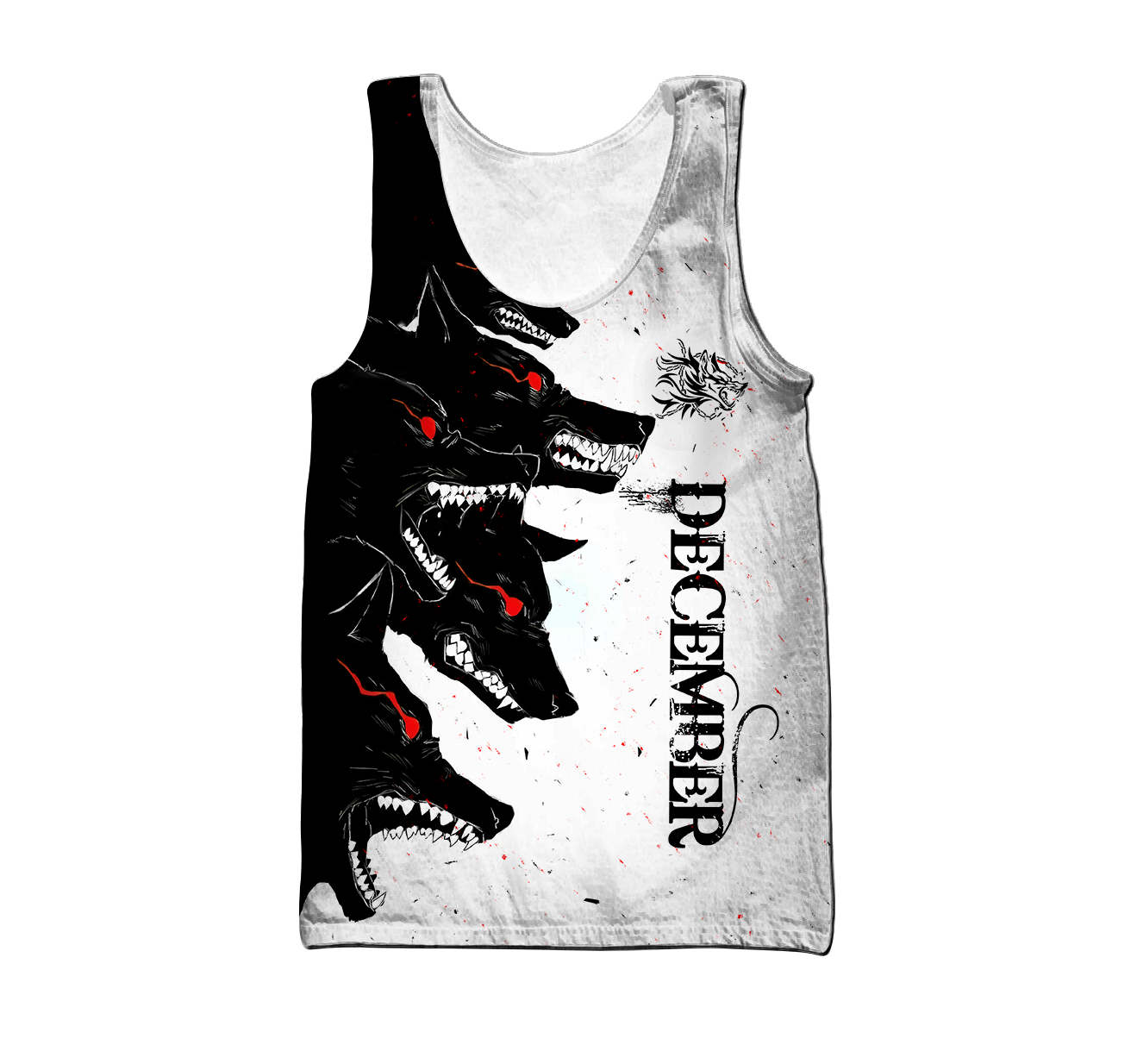 The Dark Wolf December 3D All Over Printed Unisex Deluxe Hoodie ML
