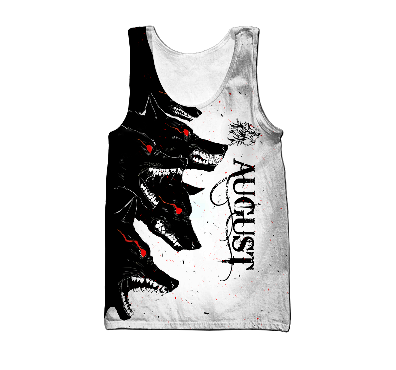 The Dark Wolf August 3D All Over Printed Unisex Deluxe Hoodie ML
