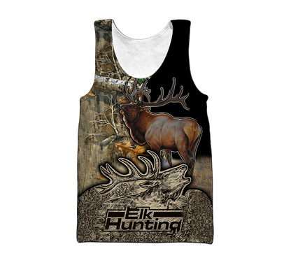 Elk Hunting Legend 3D All Over Print Hoodie