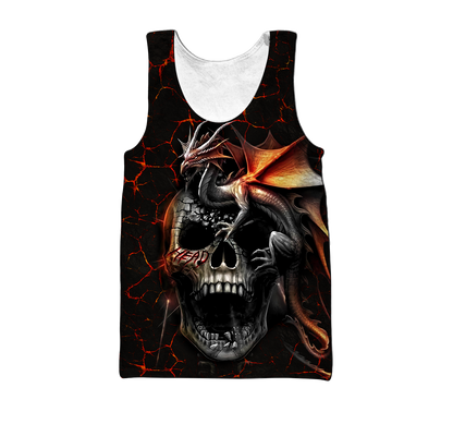 Skull dragon 3D all over printed for man and women QB06162003
