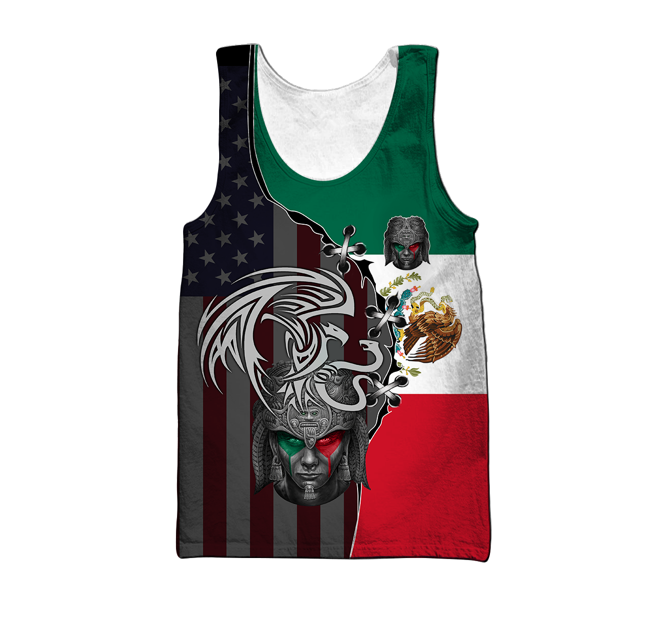 Mexico Aztec & Coat Of Arms 3D All Over Printed Hoodie Shirt Limited by SUN QB06232007