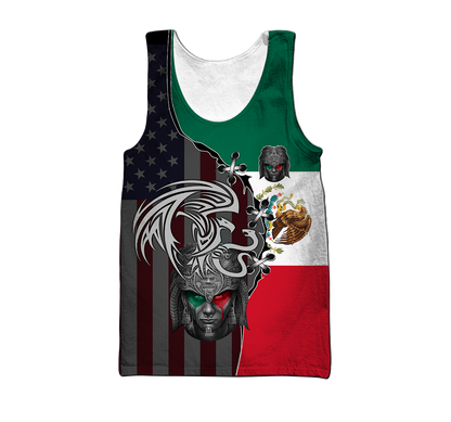 Mexico Aztec & Coat Of Arms 3D All Over Printed Hoodie Shirt Limited by SUN QB06232007