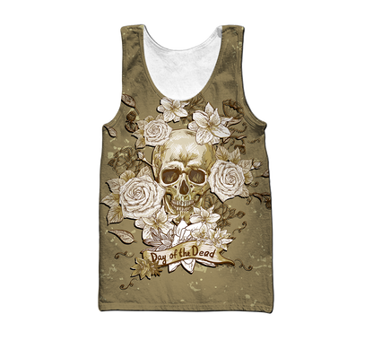 Skull day of the dead 3D all over printed for man and women QB05272003 - Amaze Style™-Apparel