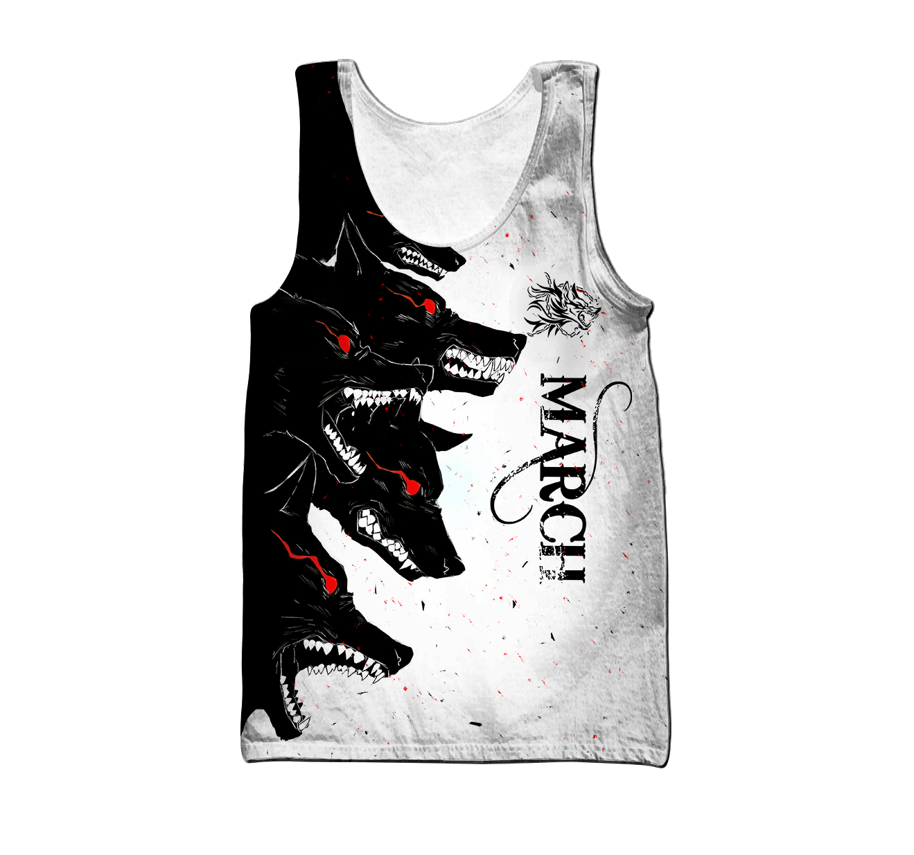The Dark Wolf March 3D All Over Printed Unisex Deluxe Hoodie ML