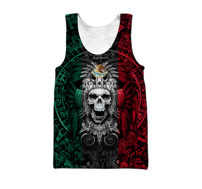 Mexican Aztec Warrior 3D All Over Printed Shirts