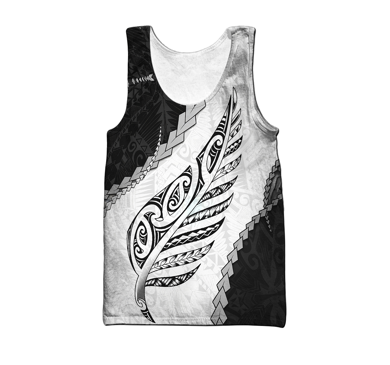 Paua Shell Maori Silver Fern 3d all over printed shirt and short for man and women