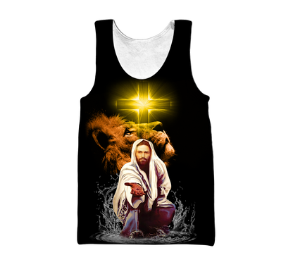 Premium Christian Jesus Easter 3D All Over Printed Unisex Shirts HV