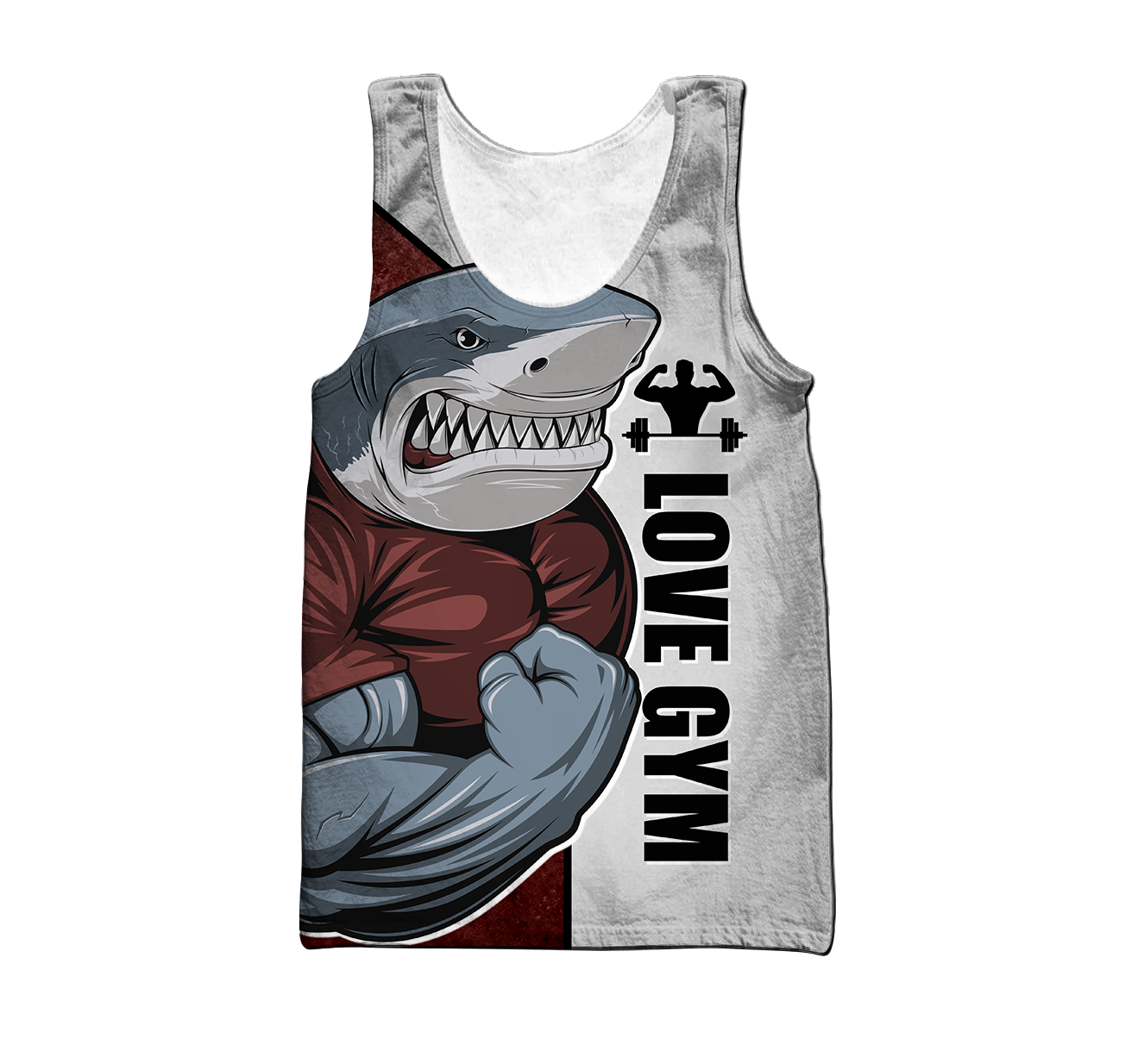 Premium Gym Shark 3d All Over Printed