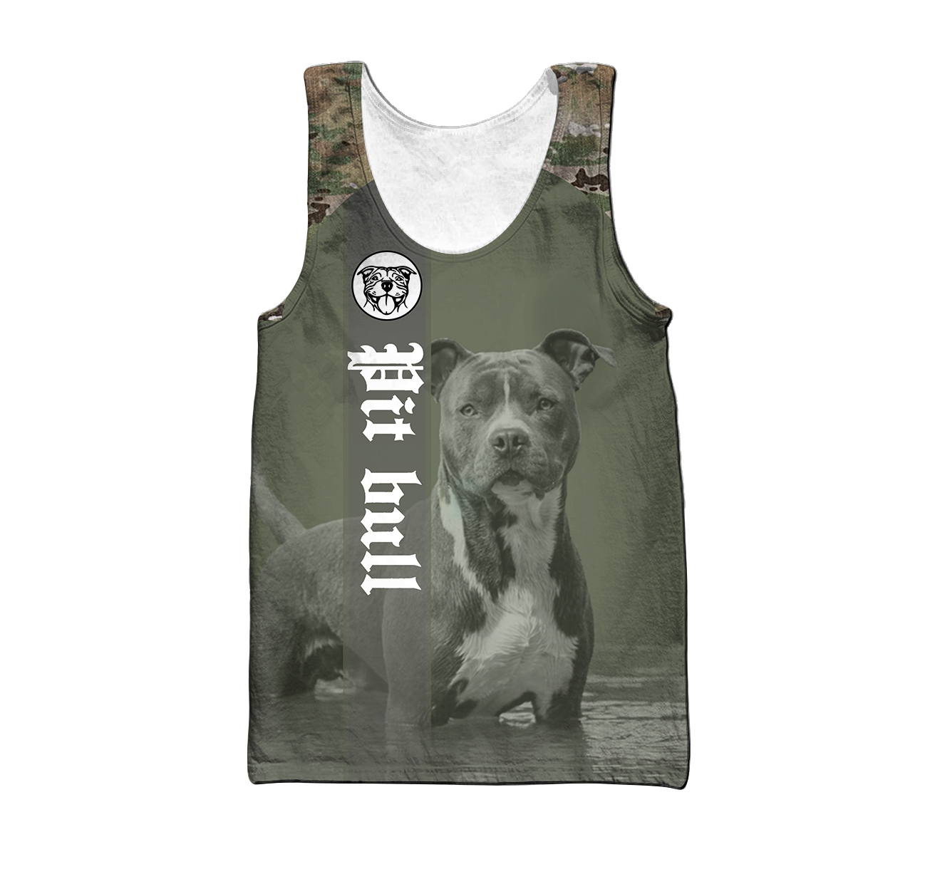 Pit Bull Camo Hoodie Shirt for Men and Women TN04102003