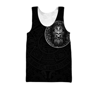 Mexican Aztec Warrior 3D All Over Printed Shirts For Men and Women
