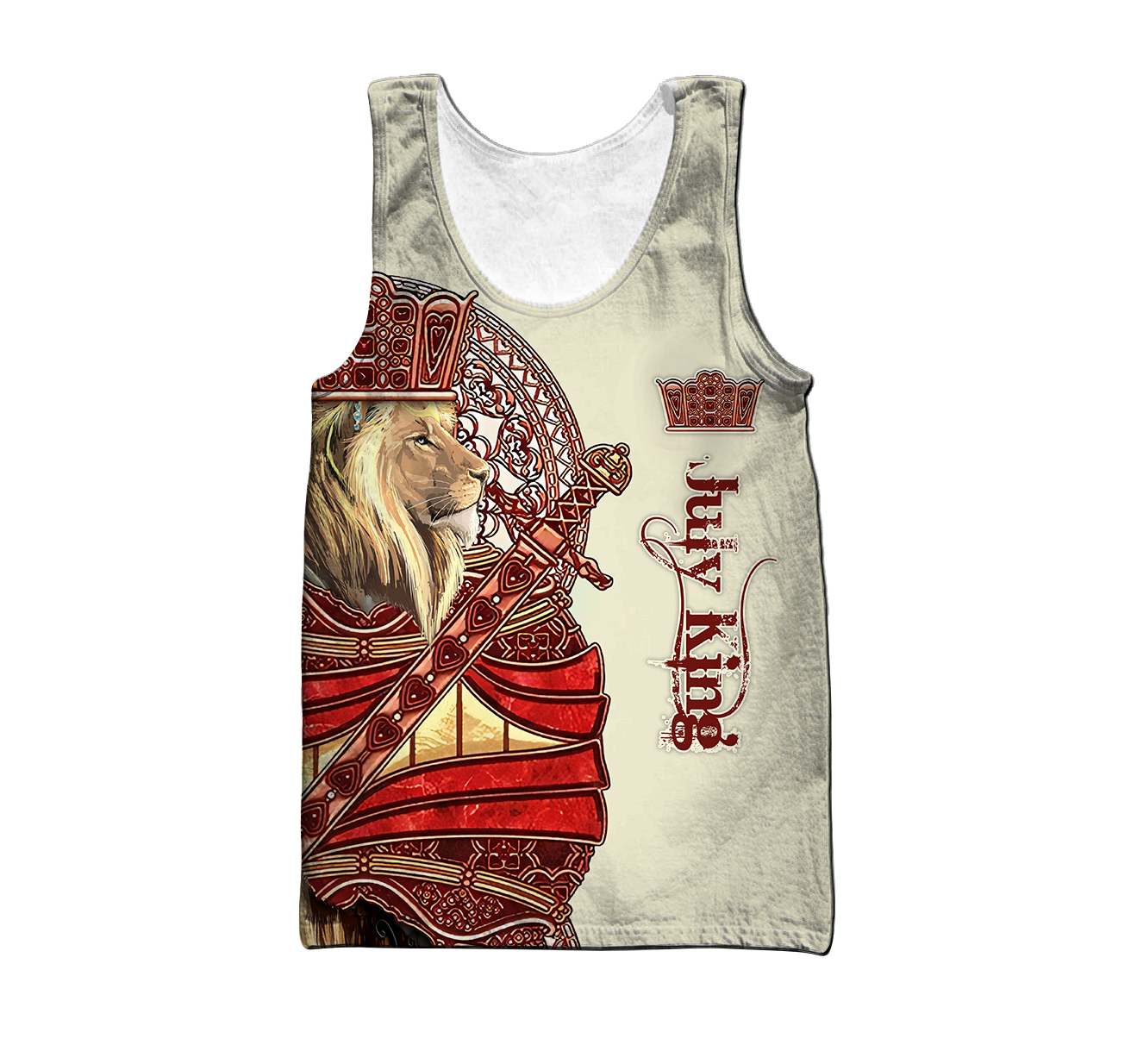 July King Lion Royal  3D All Over Printed Unisex Shirts