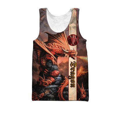 Dragon 3D All Over Printed Shirts For Men and Women TA0820204