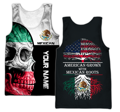 Mexican Skull 3D All Over Printed Unisex Hoodie