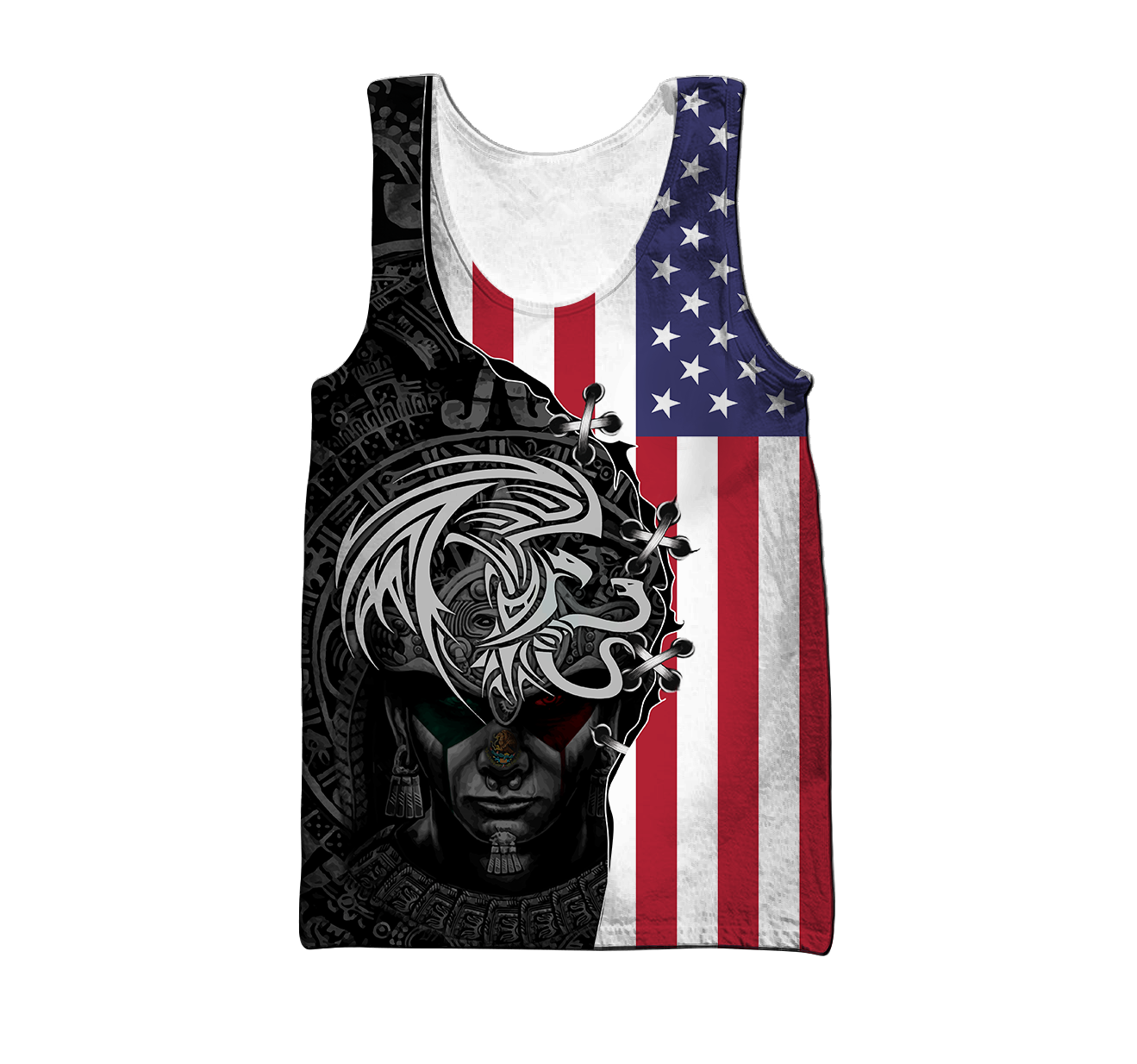 Mexico- US 3D All Over Printed Shirts For Men and Women