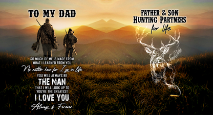 To My Dad From Son Stainless Steel Tumbler 20oz