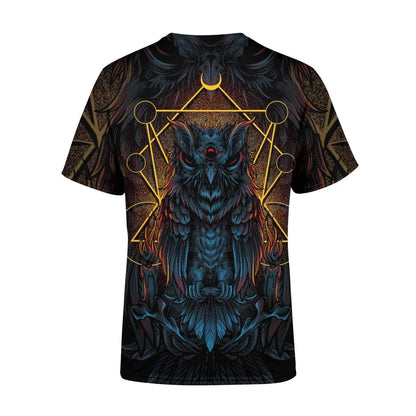 Three Eyed Owl Hoodie HC1403 - Amaze Style™-Apparel