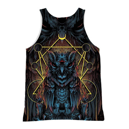 Three Eyed Owl Hoodie HC1403 - Amaze Style™-Apparel