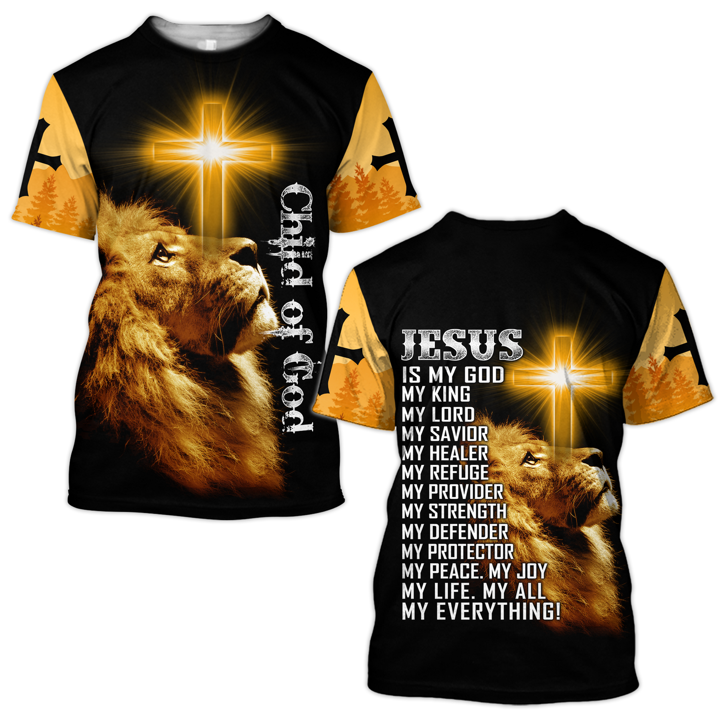 Child Of God  3D All Over Printed Shirts For Men and Women Pi15102003S