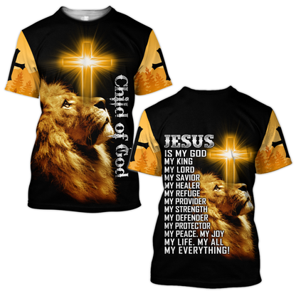 Child Of God  3D All Over Printed Shirts For Men and Women Pi15102003S