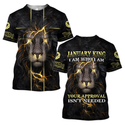 January King 3D All Over Printed Shirts Pi02102001S1
