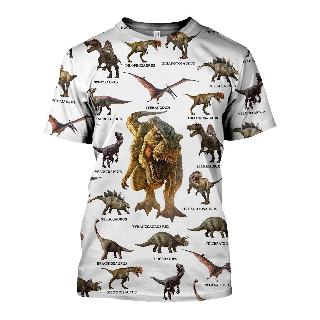 3D All Over Printed Dinosaurs Collection Shirts - Amaze Style™-Apparel