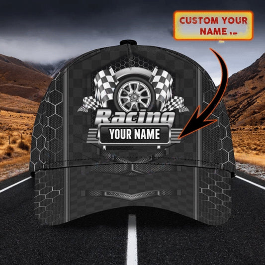 Personalized Name Biker Classic Cap Race On Ver 2