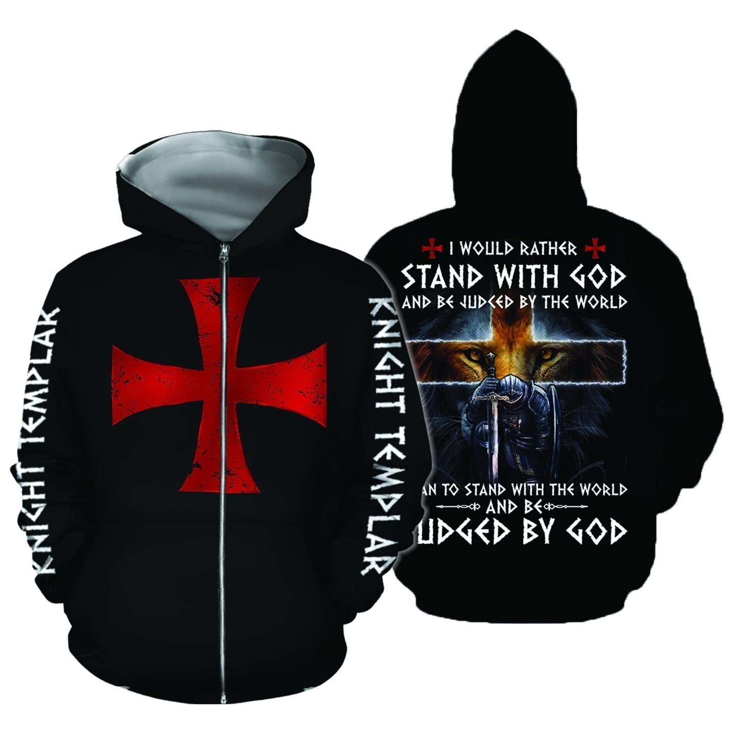 3D All Over Printed A True Knight Templar - Amaze Style™-Apparel