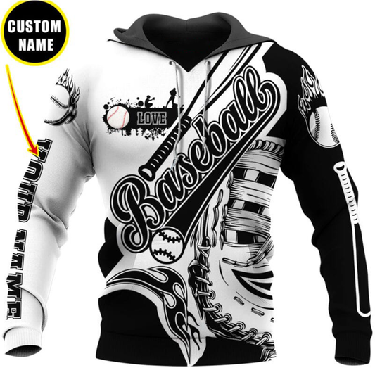 Premium Personalized Name Baseball 3D All Over Printed Unisex Shirts