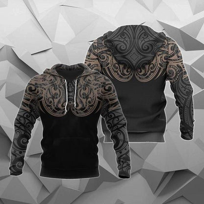 Maori Tattoo Special Zipper Hoodie - HC0801 - Amaze Style™-Apparel
