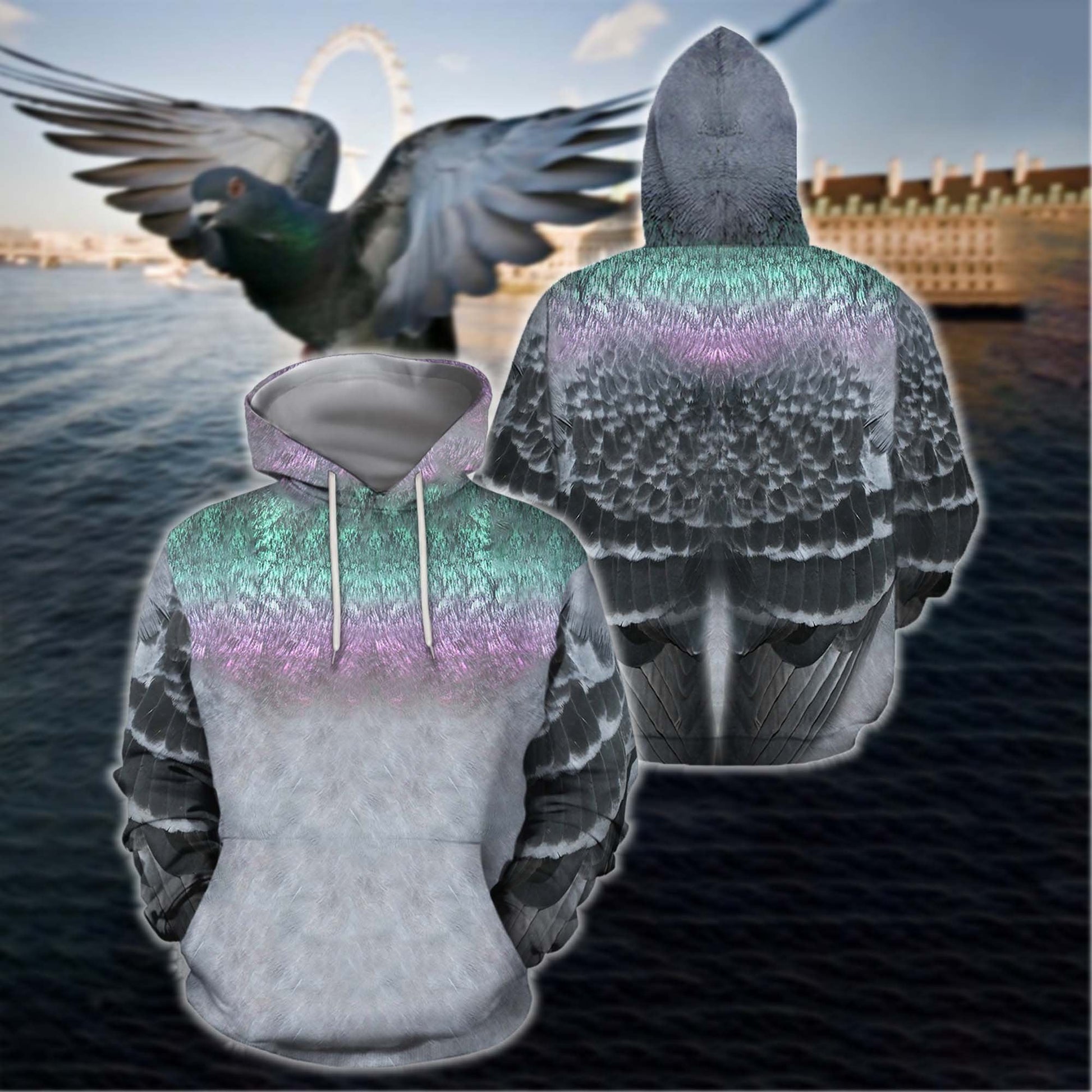 3D All Over Printed Pigeon Cover Shirts - Amaze Style™-Apparel