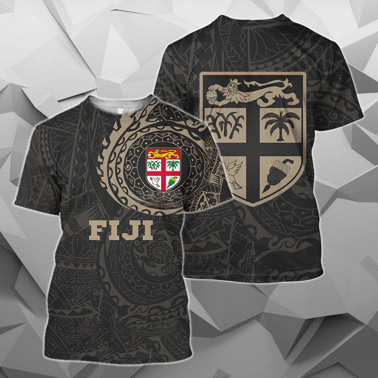 Fiji in My Heart Polynesian Tattoo Style Hoodie A - Amaze Style™-Apparel