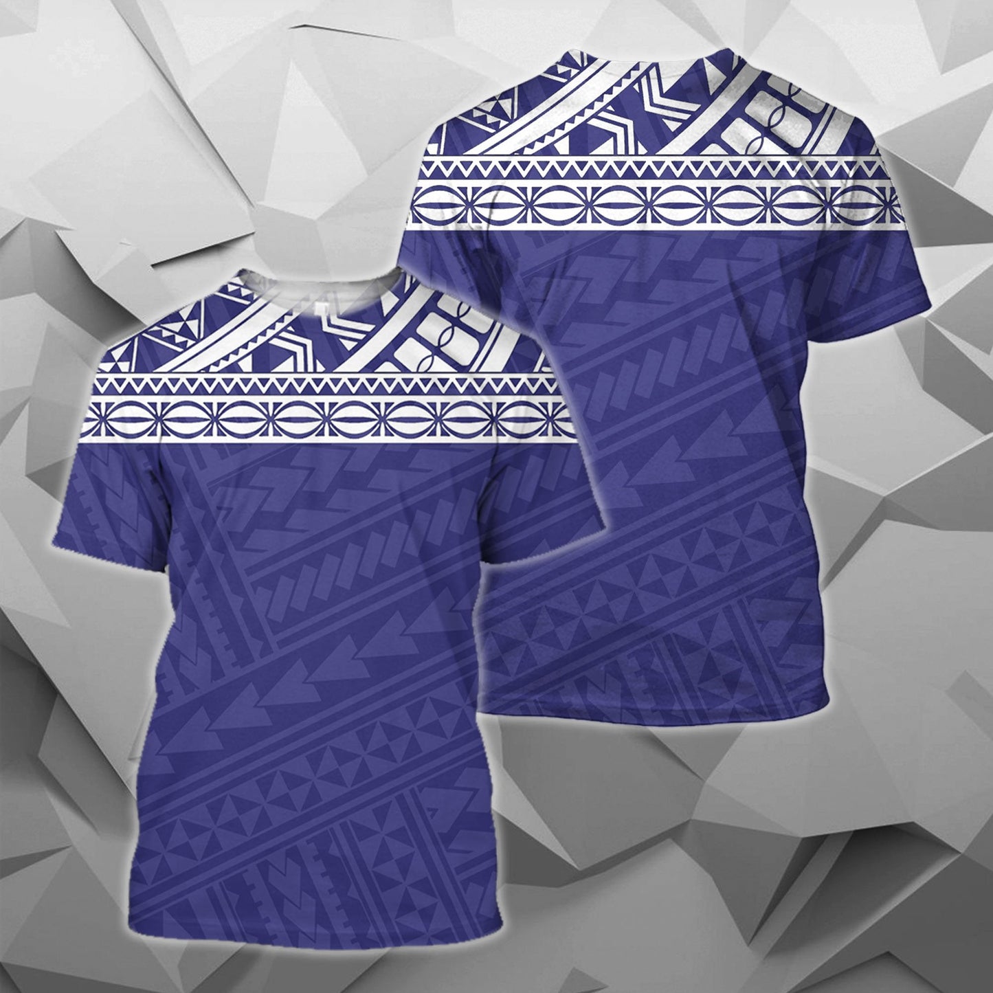 Poly All Over Hoodies - Blue Version - BN04 - Amaze Style™-Apparel