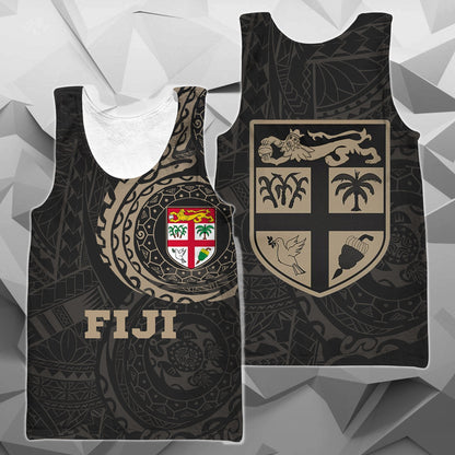 Fiji in My Heart Polynesian Tattoo Style Hoodie A - Amaze Style™-Apparel