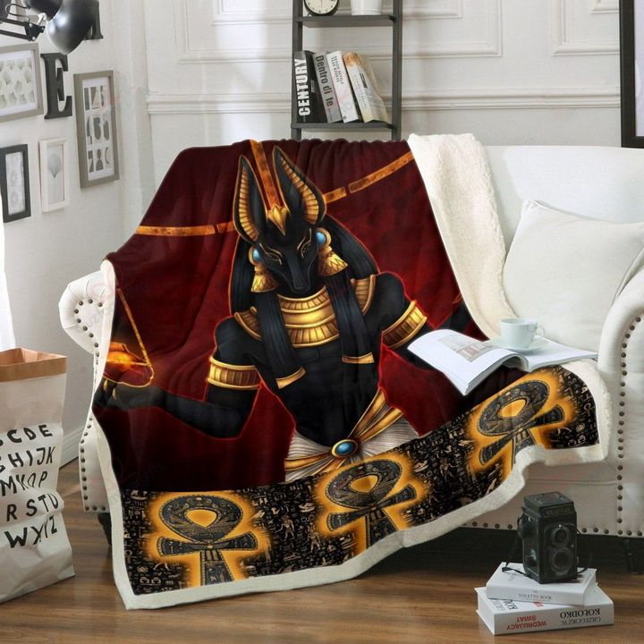 Custom Blanket Egyptians Gods Sherpa Blanket HC