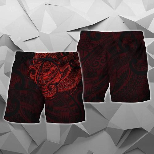 Maori Tattoo Style All Over Hoodie Red Version NVD - Amaze Style™-Apparel