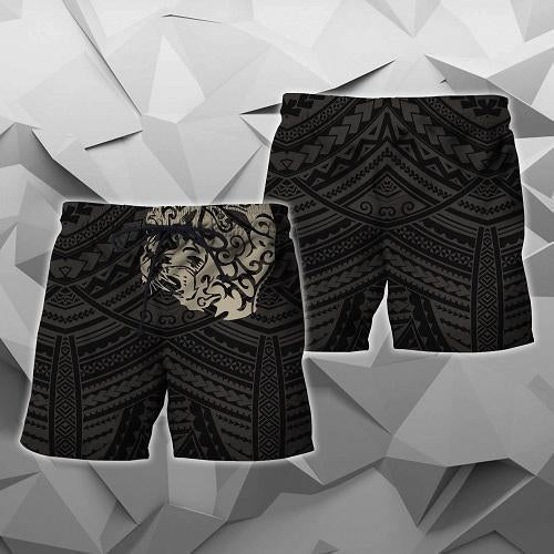 Maori Lion Tattoo New Zealand All Over Hoodie Golden NVD - Amaze Style™-Apparel