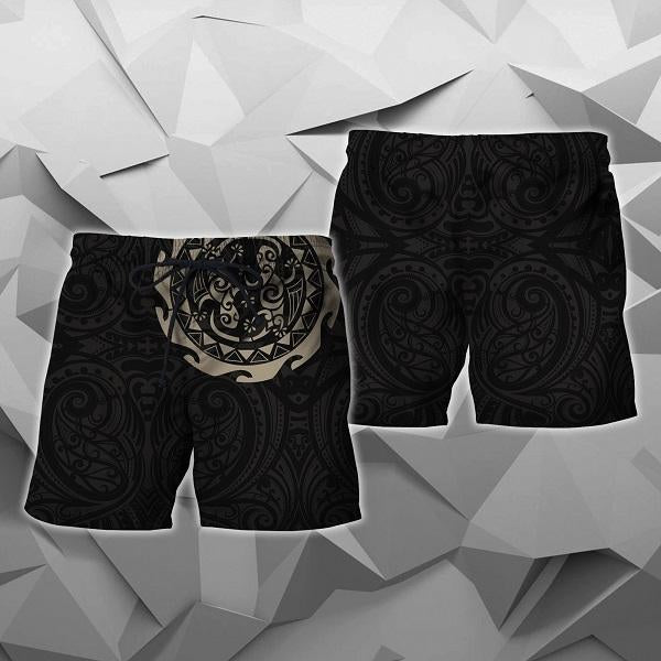 Maori Tangaroa Tattoo New Zealand All Over Hoodie - Golden NVD - Amaze Style™-Apparel