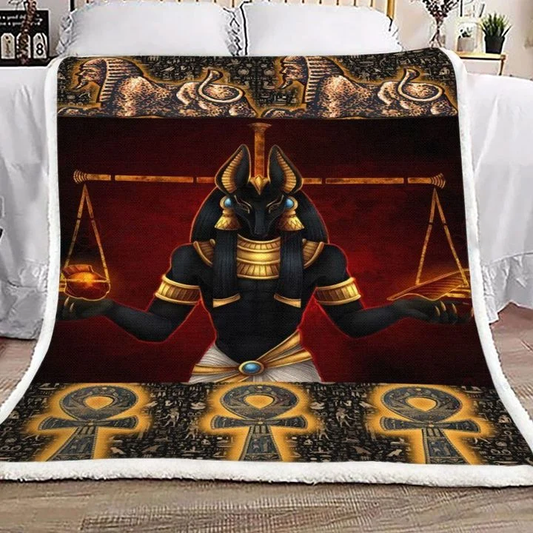 Custom Blanket Egyptians Gods Sherpa Blanket HC