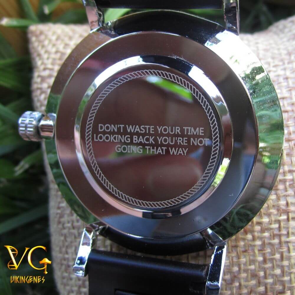 Handmade Valknut Wooden Watch