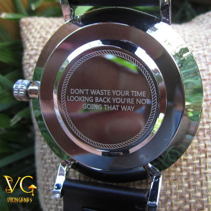 Handmade Valknut Wooden Watch