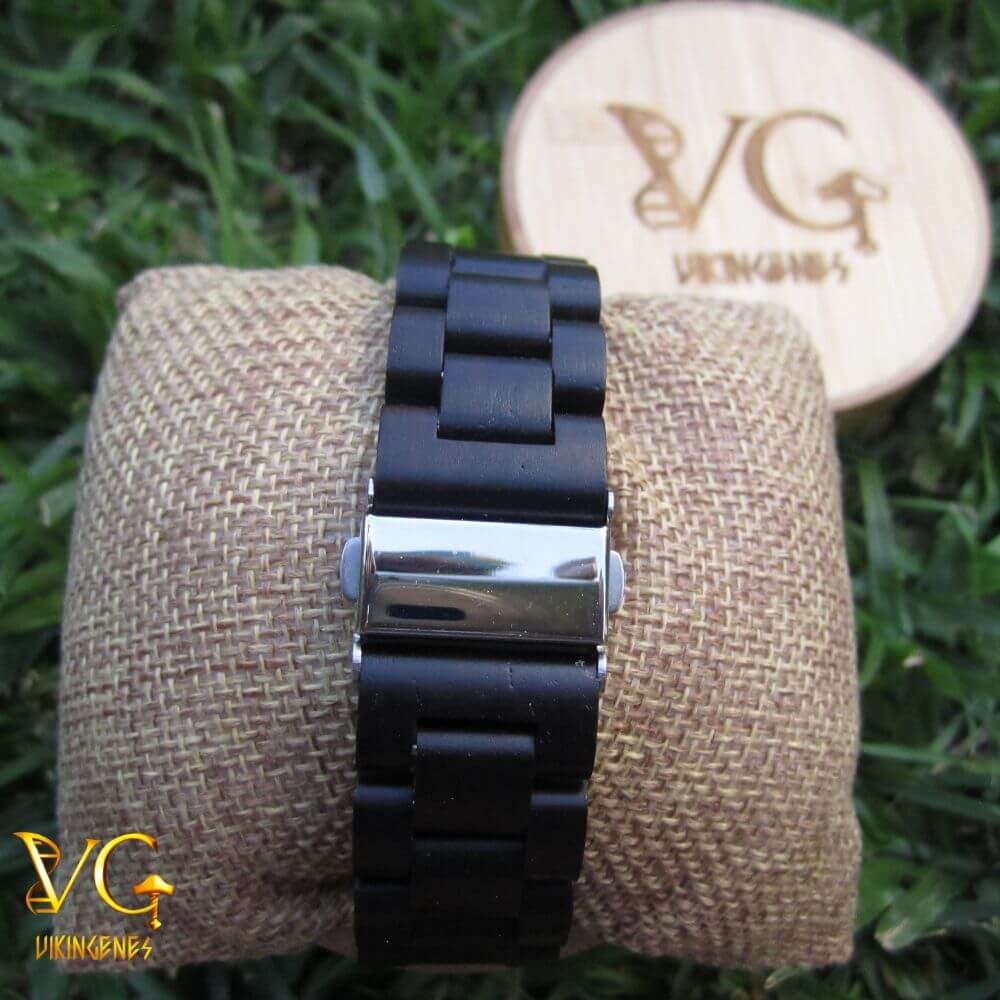 Handmade Valknut Wooden Watch