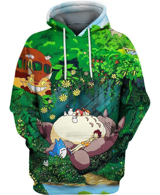 Sleep in the green forest - HC05 - Amaze Style™-ghibli