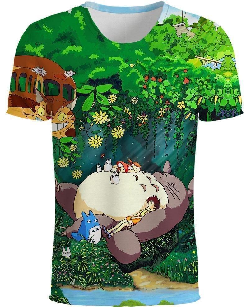 Sleep in the green forest - HC05 - Amaze Style™-ghibli