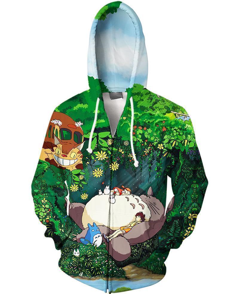 Sleep in the green forest - HC05 - Amaze Style™-ghibli
