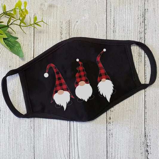 Merry Christmas Cute Gnomes Face Mask TN