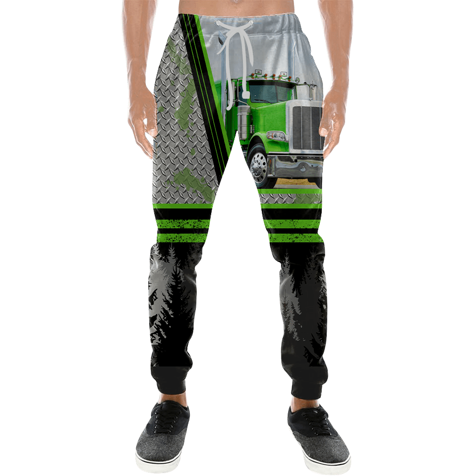 Personalized Trucker Sweat Pant & Hoodie Combo