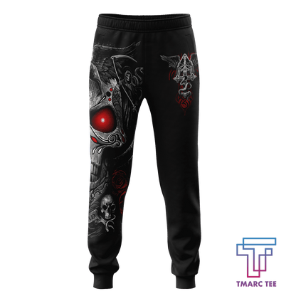 Tmarc Tee Blessing Skull 3D All Over Printed Unisex Shirts