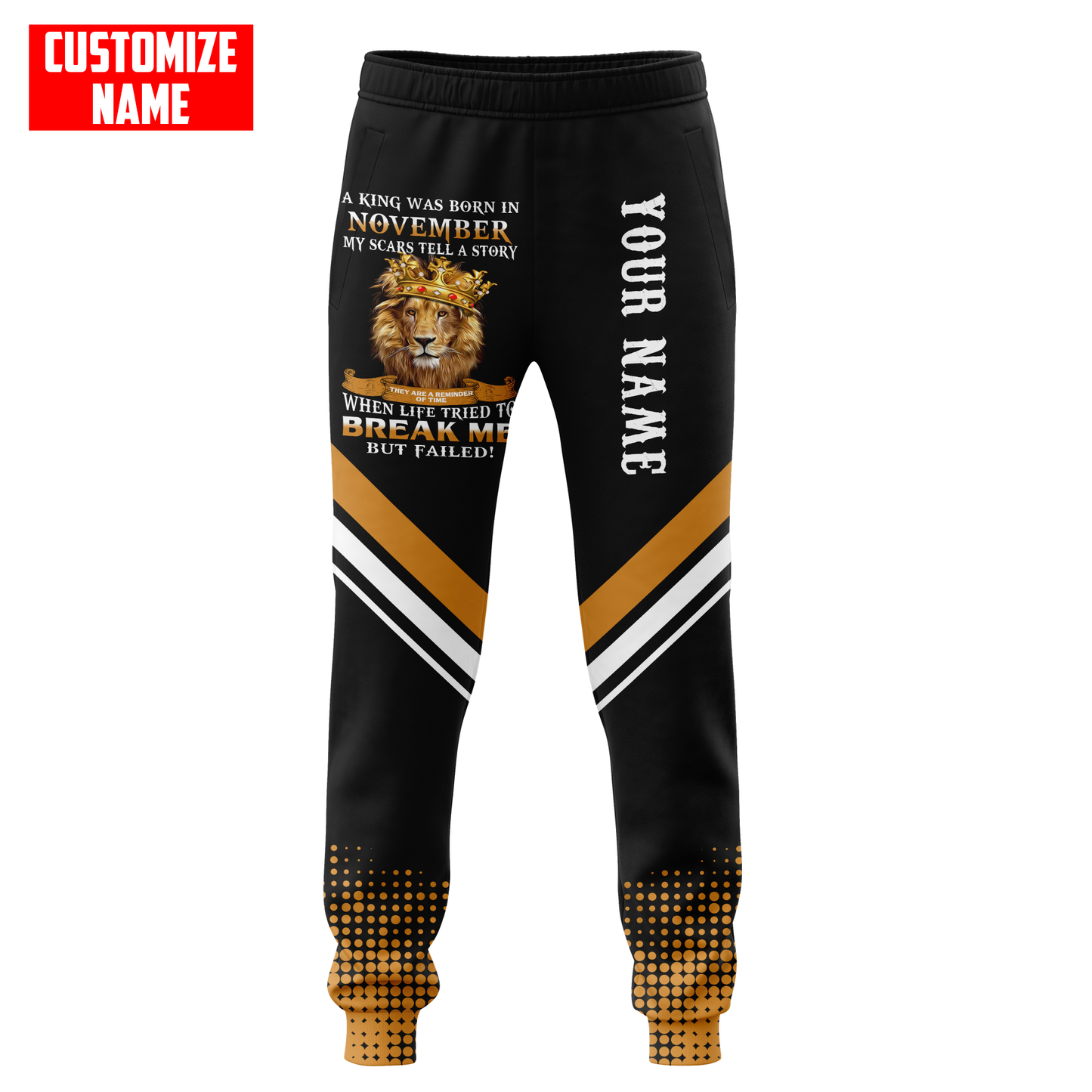 Personalized Name November Guy 3D All Over Printed Apparel